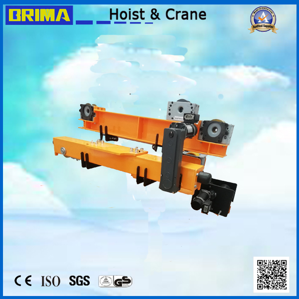 Brima 5t 12m 0.3*2kw motor End Truck, carro final, viga final, carro único