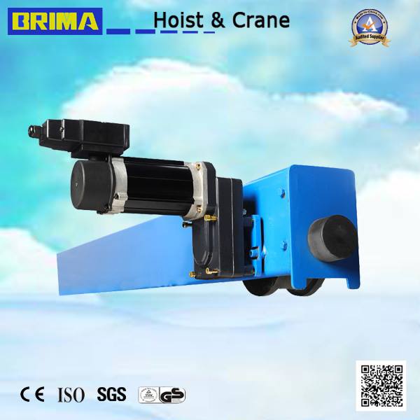 Brima 5t 12m 0.3*2kw motor End Truck, carro final, viga final, carro único