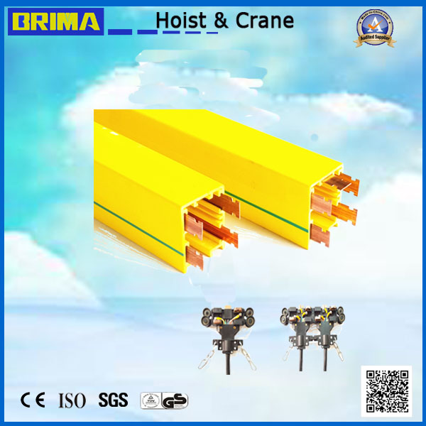 Sistema conductor de grúa Barra conductora de barra colectora de carro con riel eléctrico cerrado